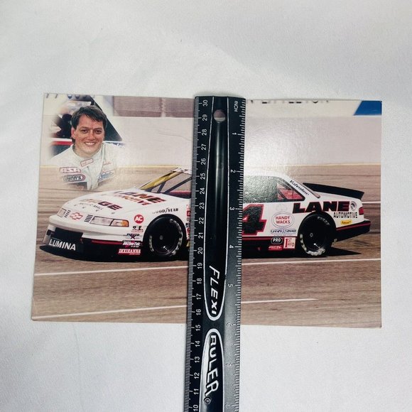 Greg Sacks Racing Car 4 Advertisement Oversized Postcard 9 Inch Vintage - Picture 3 of 11